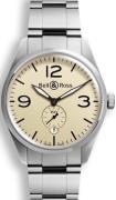 Bell & Ross Herreklokke BRV123-BEI-ST-SST BR 123 Brun/Stål Ø41