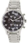 Hugo Boss Herreklokke 1513181 Aeroliner Sort/Stål Ø44 mm