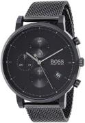 Hugo Boss Herreklokke 1513813 Sort/Stål Ø43 mm