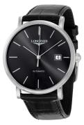 Longines Herreklokke L4.910.4.72.2 Grande Classique Grå/Lær Ø39 mm