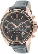 Hugo Boss Herreklokke 1513092 Chronograph Sort/Lær Ø47 mm