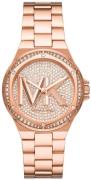 Michael Kors Dameklokke MK7230 Lennox Krystallsmykket/Rose-gulltonet