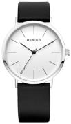 Bering 13436-404 Classic Hvit/Lær Ø36 mm