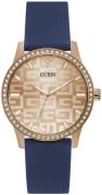 Guess Dameklokke GW0355L2 Rosegullfarget/Gummi Ø40 mm