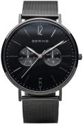 Bering Herreklokke 14240-223 Classic Sort/Stål Ø40 mm