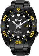 Pulsar Herreklokke PG8285X1 Sort/Stål Ø46 mm