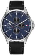 Tommy Hilfiger Herreklokke 1791616 Blå/Lær Ø44 mm