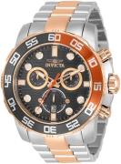 Invicta Herreklokke 33300 Pro Diver Grå/Rose-gulltonet stål Ø50 mm