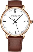 Stührling Original Herreklokke 3997B.6 Classic Hvit/Lær Ø40 mm