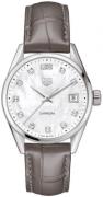 TAG Heuer Dameklokke WBK1318.FC8258 Carrera Lady Hvit/Lær Ø36 mm