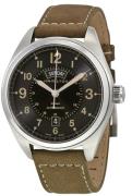 Hamilton Herreklokke H70505833 Khaki Sort/Lær Ø42 mm