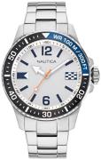 Nautica Herreklokke NAPFRB921 Sølvfarget/Stål Ø44 mm