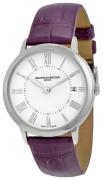 Baume & Mercier Dameklokke 10224 Classima Hvit/Lær Ø36.5 mm