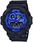 Casio Herreklokke GA-700BP-1AER G-Shock Blå/Resinplast Ø53.4 mm