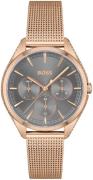 Hugo Boss Dameklokke 1502639 Saya Grå/Rose-gulltonet stål Ø38 mm