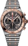 Breitling Herreklokke UB0134101B1U1 Chronomat B01 42 Grå/18 karat