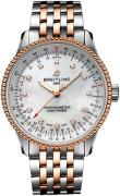 Breitling Dameklokke U17395211A1U1 Navitimer Automatic 35 Hvit/18