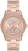 Michael Kors Dameklokke MK6863 Ritz Rosegullfarget/Rose-gulltonet