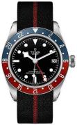 Tudor Herreklokke M79830RB-0003 Heritage Sort/Tekstil Ø41 mm