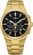 Citizen Herreklokke AN8173-51E Other Sort/Gulltonet stål Ø41 mm