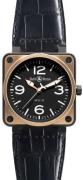 Bell & Ross Herreklokke BR0192-BICOLOR BR 01-92 Sort/Lær Ø46 mm