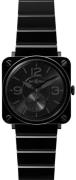 Bell & Ross Herreklokke BRS-BLC-PH-SCE BR S Quartz Sort/Keramik