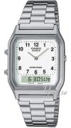 Casio Herreklokke AQ-230A-7BMQYES Collection Hvit/Stål 38.8x27.8 mm