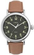 Timex Herreklokke TW2V27700 Standard Sort/Lær Ø40 mm