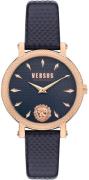 Versus by Versace Dameklokke VSPZX0321 Weho Blå/Lær Ø38 mm