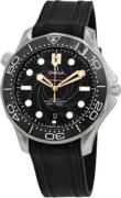 Omega Herreklokke 210.22.42.20.01.004 Seamaster Diver 300M Sort/Gummi