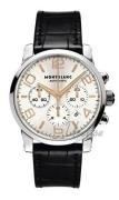 Montblanc Herreklokke 101549 Timewalker Chronograph Hvit/Lær Ø43 mm