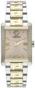 Versace Dameklokke VE1C00922 Tonneau Gullfarget/Stål Ø33 mm