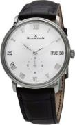 Blancpain Herreklokke 6652-1127-55B Villeret Hvit/Lær Ø40 mm