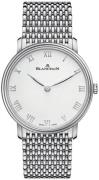 Blancpain Herreklokke 6605-1127-MMB Villeret Hvit/Stål Ø40 mm