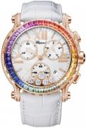 Chopard Dameklokke 283582-5015 Happy Sport Lær Ø42 mm