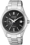 Citizen Herreklokke NP3021-54E Sort/Stål Ø40 mm