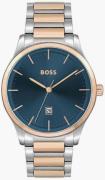 Hugo Boss Herreklokke 1513978 Reason Blå/Rose-gulltonet stål Ø43 mm