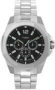 Timex Herreklokke TW2U42600 Essex Avenue Sort/Stål Ø44 mm