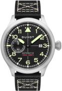 Duxot Herreklokke DX-2024-01 Altius Sort/Lær Ø46 mm