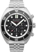 Duxot Herreklokke DX-2027-11 Tortuga Sort/Stål Ø45 mm