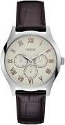 Guess Herreklokke W1130G2 Antikkhvit/Lær Ø40 mm