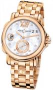 Ulysse Nardin Dameklokke 246-22-8-391 Dual Time Lady Hvit/18 karat