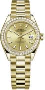 Rolex Dameklokke 279138RBR-0014 Lady-Datejust 28 Gulltonet/18 karat