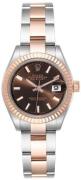 Rolex Dameklokke 279171-0018 Lady-Datejust 28 Brun/18 karat rosé