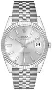 Rolex Herreklokke 126334-0004 Datejust 41 Sølvfarget/Stål Ø41 mm