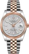 Rolex Dameklokke 126231-0033 Datejust 36 Sølvfarget/18 karat rosé