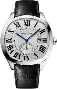 Cartier Herreklokke WSNM0022 Drive De Sølvfarget/Lær