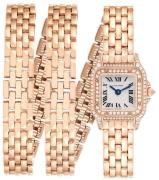 Cartier Dameklokke WJPN0013 Panthere De Hvit/18 karat rosé gull