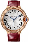 Cartier WJBB0035 Ballon Bleu Sølvfarget/Lær Ø42 mm