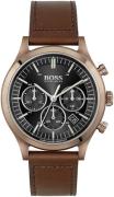 Hugo Boss Herreklokke 1513800 Sort/Lær Ø44 mm